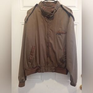 Brown Men's Members Only 1980's Jacket
